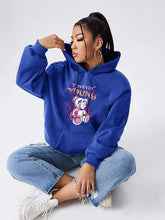 Blue Splendor Oversize Drop Shoulder Hoodie
